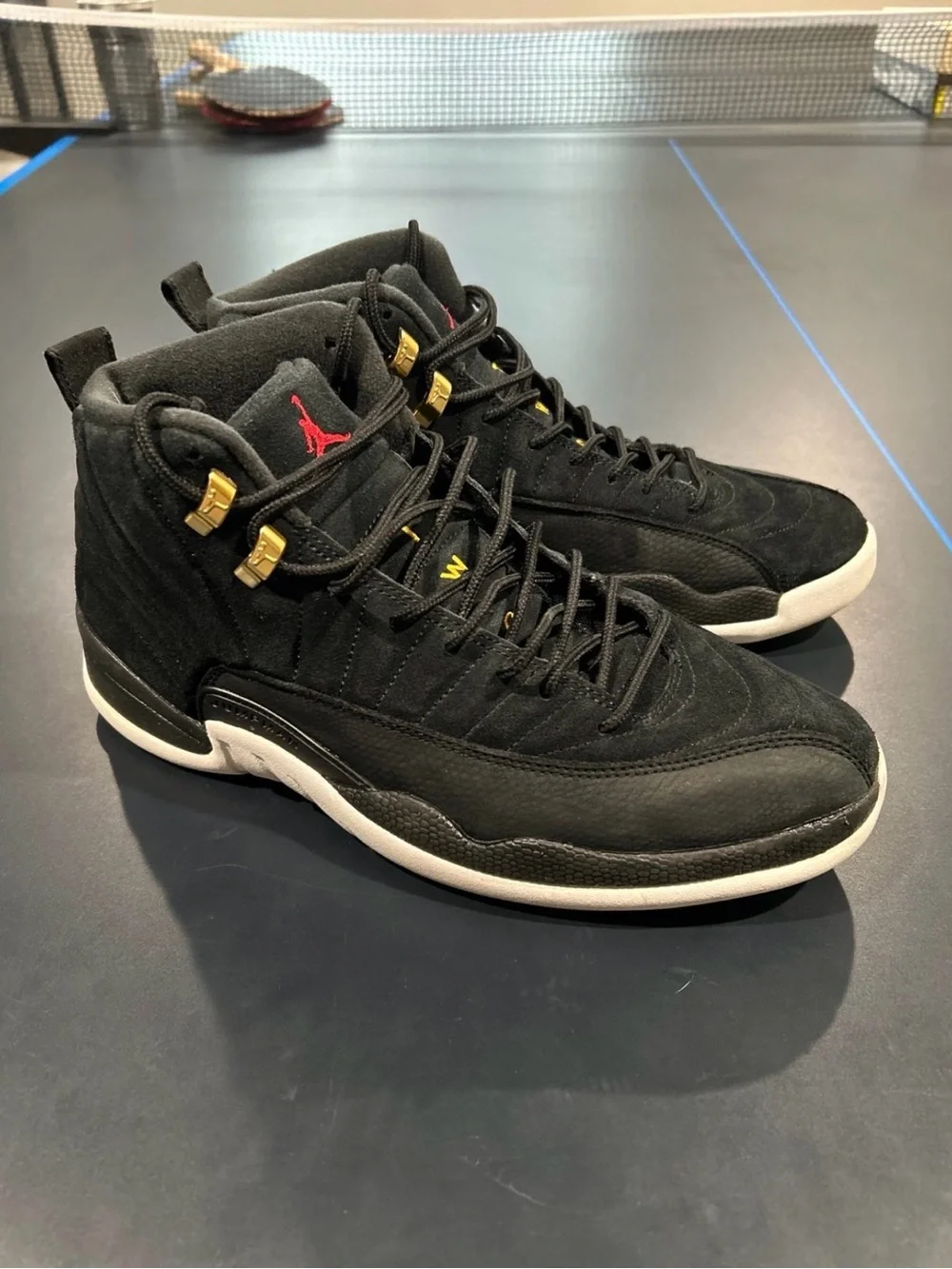Nike Jordan 12 Reverse Taxi Cab Men's Shoes Size 11 Sneakers